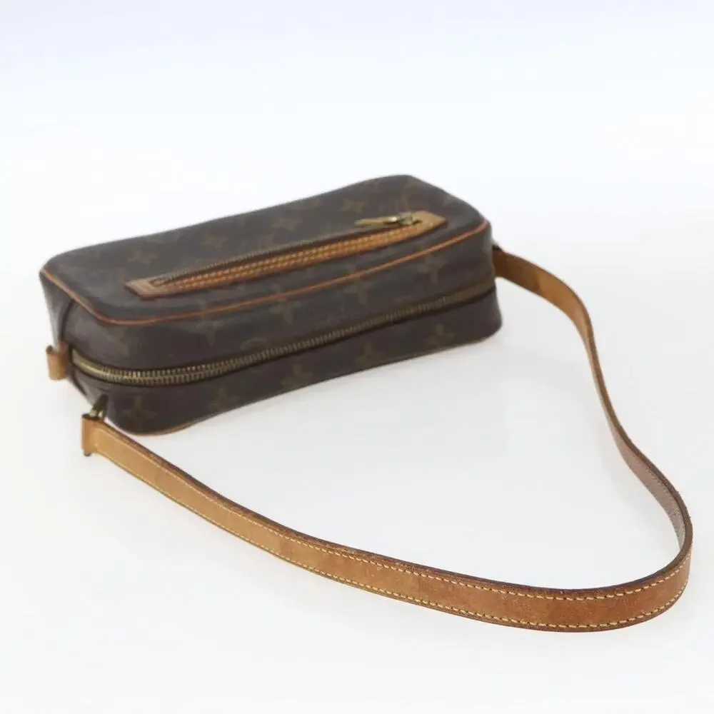 Louis Vuitton Monogram Pochette Cite Shoulder Bag Brown